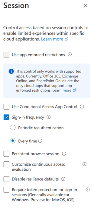 Cloud PC Session Controls