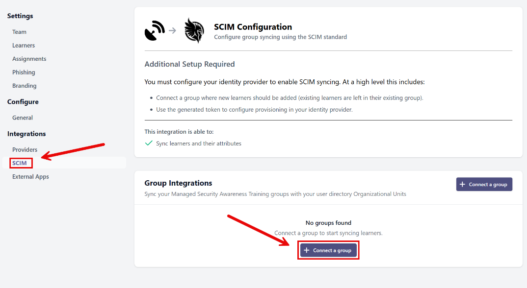 SCIM Connect Group
