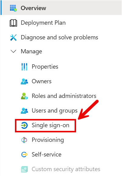 Single Sign-On Section