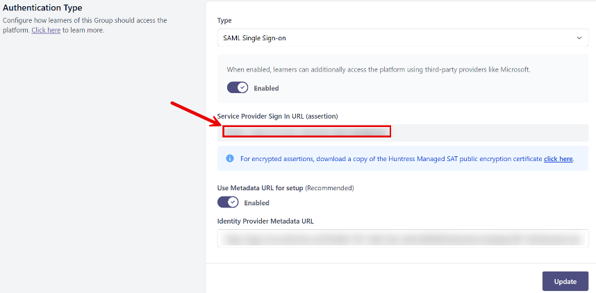 Entity ID from Huntress