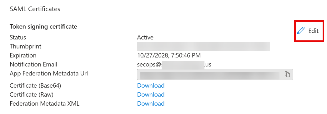 Update Notification Email